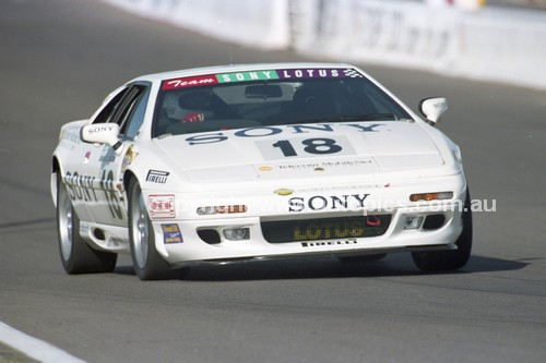 93033 -   Larry Perkins & Ron Barnacle, Lotus Espirit S4 - 1993  Bathurst James Hardie 12 Hour- Photographer Marshall Cass