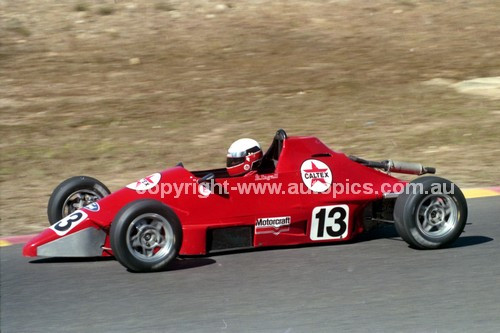 89515 - Russell Ingall, Van Dieman RF 89 - Amaroo Park 6th August 1989 - Photographer Lance J Ruting