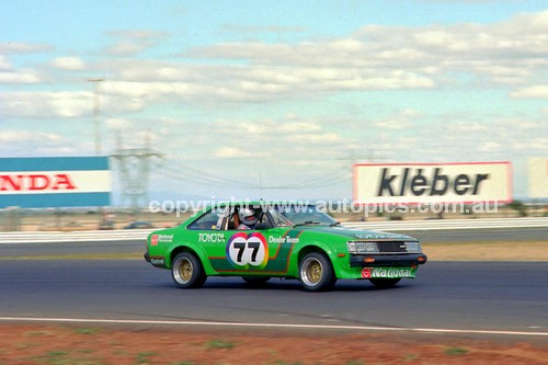 81092 - Peter Williamson, Toyota Celica - Calder 15th March 1981 - Photographer Peter D'Abbs