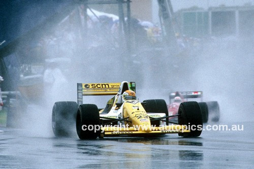 89552 - Pierluigi Martin, Minardi M198 -  Australian Grand Prix Adelaide 1988