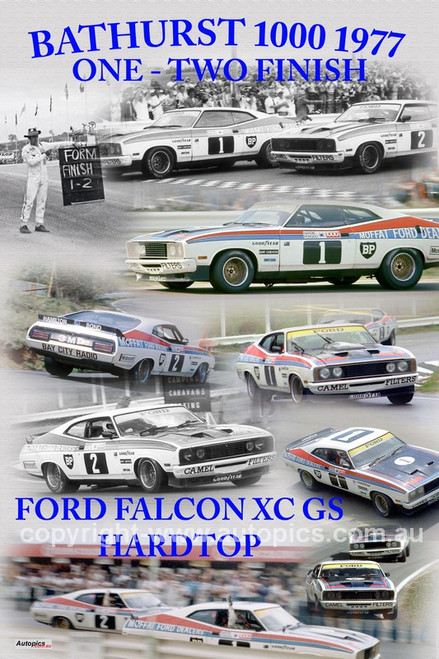 1166 - One Two Finish, Bathurst 1977, Falcon XC GS - Allan Moffat, Jackie Ickx & Colin Bond, Alan Hamilton