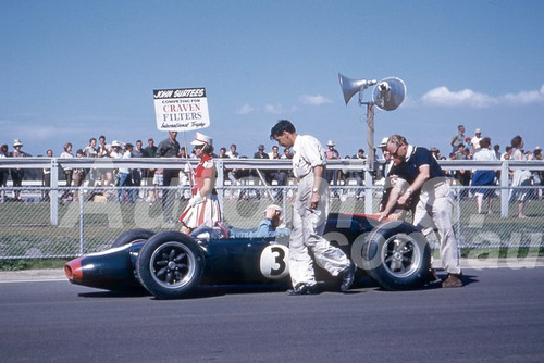 62603 - John Surtees, Cooper T53 Climax - Sandown 11th March 1962  - Photographer  Barry Kirkpatrick