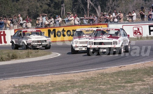 79108 - Peter Brock, John Harvey & Allan Grice, Torana A9X - ATCC - Wanneroo 6th May 1979 - Photographer Tony Burton