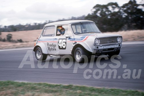 77125 - John Gifford, Morris Cooper - Baskerville 20th March 1977 - Photographer Keith Midgley