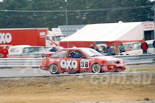 87087 - Don Smith, Ford Sierra -  Symmons Plains 8th March 1987 - Photographer Keith Midgley