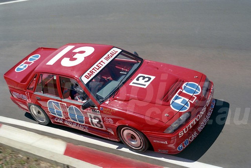 90791  -  KEVIN BARTLETT / RUSSELL INGALL, COMMODORE VL - Tooheys 1000 Bathurst 1990 - Photographer Ray Simpson