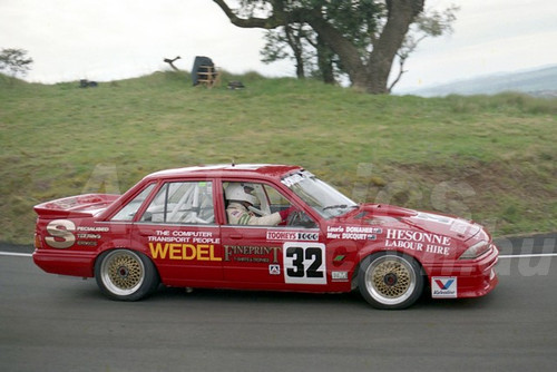 90809  -  LAURIE DONAHER / MARC DUCQUET, COMMODORE VL - Tooheys 1000 Bathurst 1990 - Photographer Ray Simpson