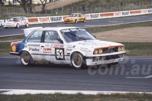 90885 - BRIAN BOLWELL / DAVID PULLEN / MIKE TWIGDEN, BMW 323i - Tooheys 1000 Bathurst 1990 - Photographer Ray Simpson