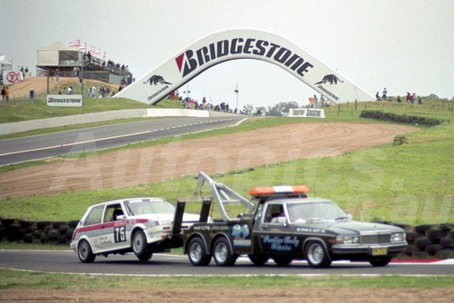 90899 - DENNIS ROGERS / Gary JONES / LLYNDEN RIETHMULLER, TOYOTA COROLLA  - Tooheys 1000 Bathurst 1990 - Photographer Ray Simpson