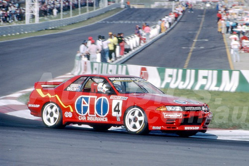 91788 - MARK GIBBS / ROHAN ONSLOW, NISSAN SKYLINE R32 GT-R - 1991 Bathurst Tooheys 1000 - Photographer Ray Simpson