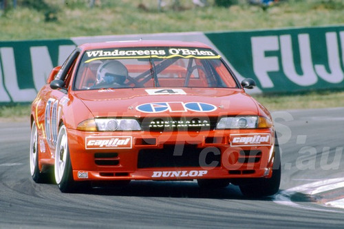 91791 - MARK GIBBS / ROHAN ONSLOW, NISSAN SKYLINE R32 GT-R - 1991 Bathurst Tooheys 1000 - Photographer Ray Simpson