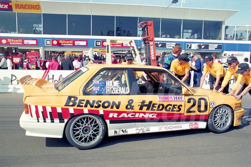 91794 - DENNY HULME / PETER FITZGERALD, BMW M3- 1991 Bathurst Tooheys 1000 - Photographer Ray Simpson