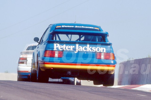 91812 - GLENN SETON / GREGG HANSFORD, FORD SIERRA - 1991 Bathurst Tooheys 1000 - Photographer Ray Simpson