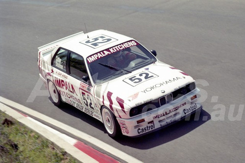 92828 - PETER DOULMAN / JOHN COTTER, BMW M3 - 1992 Bathurst Tooheys 1000 - Photographer Lance J Ruting