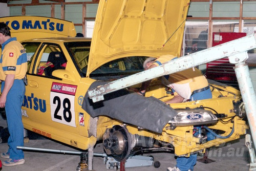 96785 - KEVIN WALDOCK / WAYNE   PARK - Falcon EF - AMP Bathurst 1000 1996 - Photographer Marshall Cass