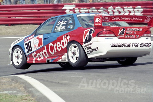 96790 - GLENN SETON / DAVID PARSONS - Falcon EF - AMP Bathurst 1000 1996 - Photographer Marshall Cass