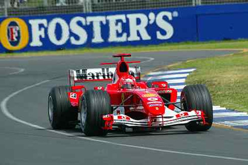 204501 - Michael Schumacher - Ferrari - Winner Australian Grand Prix 2004