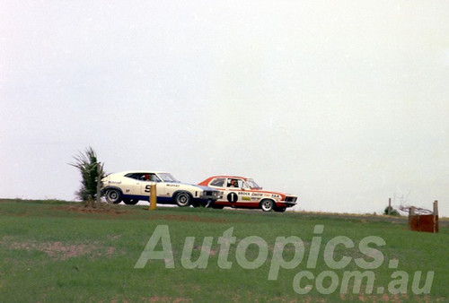 73263 -  Peter Brock Torana & Allan Moffat Falcon - Phillip Island 1973 - Photographer Peter D'Abbs