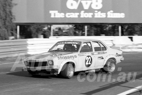 76230 - Peter Janson, Torana SLR 5000 -  Sandown 11th April 1976 - Photographer Peter D'Abbs