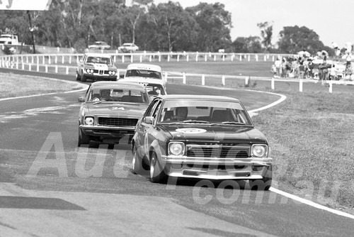 76234 - Bernie McClure, Torana SLR 5000 & Barry Nelson, Torana XU1 -  Sandown 11th April 1976 - Photographer Peter D'Abbs