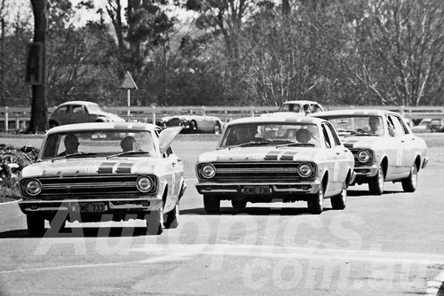 67098 - The Gallaher Falcon XR GT's at Warwick Farm - September 1967 - Photographer Lance J Ruting