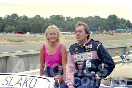 89073 - Tim Slako, TWR Commodore  - ATCC Round 4  Wanneroo April 1989 - Photographer Tony Burton