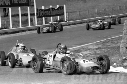 73297 -  Graham Engel, MJM & Denis Riley, SRV Vee  - Bathurst Easter 1973 - Photographer Lance Ruting