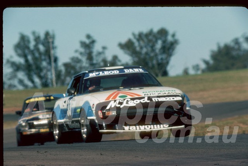 Peter McLeod, Mazda RX7 - Oran Park  23rd August 1981 - Photographer Lance Ruting