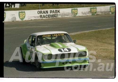 John Leeson Ford Capri - Oran Park  23rd August 1981 - Photographer Lance Ruting