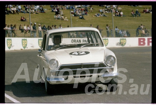 Brian Boyd, Lotus Cortina - Oran Park  23rd August 1981 - Photographer Lance Ruting