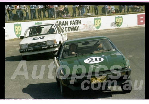 Allan Springett, Triumph TR7 - Oran Park  23rd August 1981 - Photographer Lance Ruting