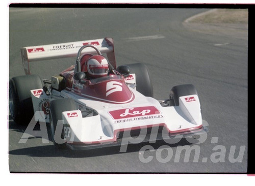 Larry Perkins, Chevron B39 - Oran Park  23rd August 1981 - Photographer Lance Ruting