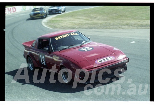 Allan Bryant / Neville Bridges,Mazda RX7 - Oran Park  23rd August 1981 - Photographer Lance Ruting