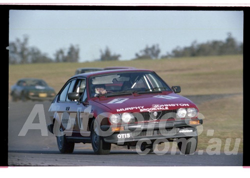Gerard Murphy, Alfetta GTV - Oran Park  23rd August 1981 - Photographer Lance Ruting