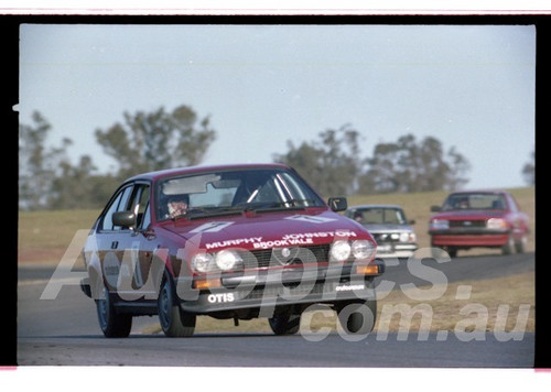 Gerard Murphy, Alfetta GTV - Oran Park  23rd August 1981 - Photographer Lance Ruting