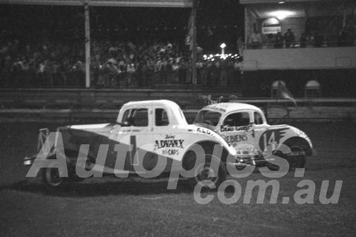 55005 - Sydney Showground Speedway - Circa 1955 -