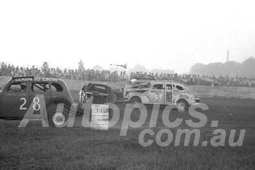55010 - Windsor Speedway - Circa 1955 -