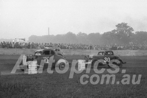 55015 - Windsor Speedway - Circa 1955 -