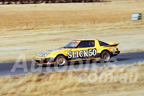 84123 - Peter McLeod, Mazda RX7 - Symmons Plains, 11th March 1984 - Photographer Keith Midgley