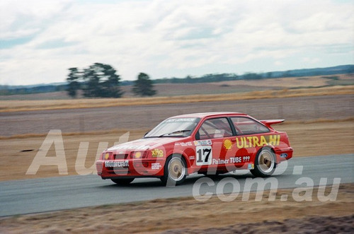 87124 - Dick Johnson Ford Sierra -  Symmons Plains, 8th March 1987 - Photographer Keith Midgley