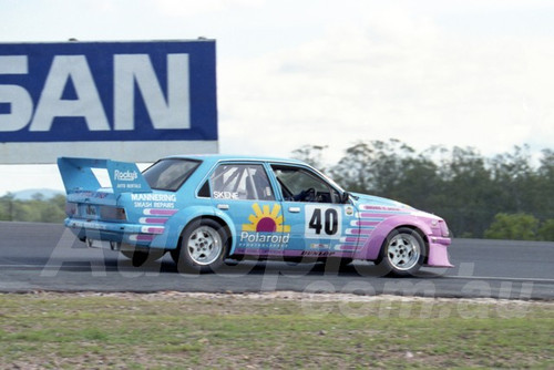 92071 - Tony Skene,Commodore, - Sports Sedans Lakeside 3rd May 1992 - Photographer Marshall Cass