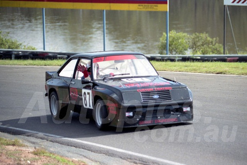 92074 - Giandaniel Meneguzzo, Ford Escort - Sports Sedans Lakeside 3rd May 1992 - Photographer Marshall Cass