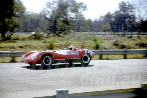 65811 - Frank Demuth Lola Climax - Warwick Farm 14th February 1965  - Photographer Derek Hinde