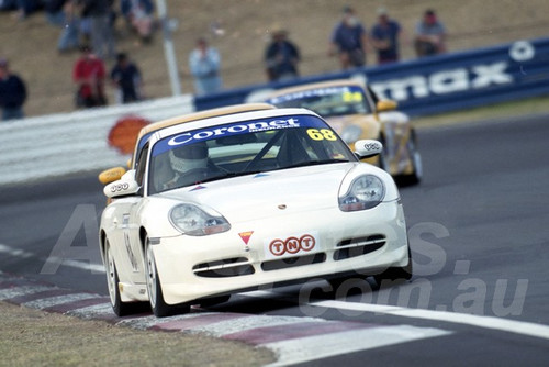 202855 -  Kim Burke - Porsche 996 GT3  - Bathurst 13th October 2002 - Photographer Marshall Cass