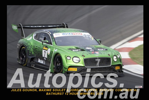 20016-1 - Jules Gounon, Maxime Soulet & Jordan Pepper, Bentley Continental - Bathurst 12 Hour  2020