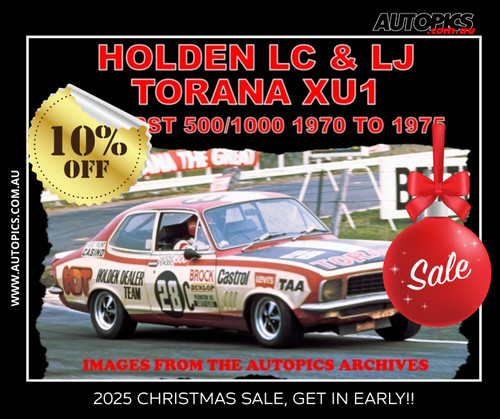Holden LC & LJ TORANA XU1 BOOK, Bathurst 500/1000, 1970 TO 1975, Australian Pictorial History