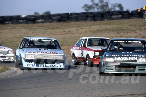 84637 - Bill O'Brien, Falcon XD & Joe Moore Falcon XE - 1984 ATCC - Oran Park