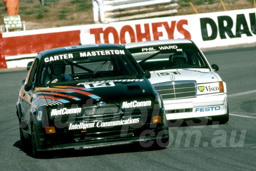88864 - MURRAY CARTER / STEVE MASTERTON, Ford Sierra - Bathurst 1000, 1988 - Photographer Lance J Ruting