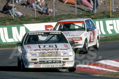 88924 - DENNIS ROGERS / GARRY JONES, TOYOTA COROLLA - Bathurst 1000, 1988 - Photographer Lance J Ruting