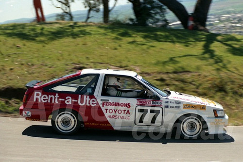 88925 - MARC DUCQUET / BRIAN SELBY, TOYOTA COROLLA - Bathurst 1000, 1988 - Photographer Lance J Ruting